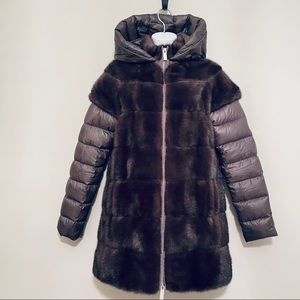 Real Fur Mink Coat Transformer